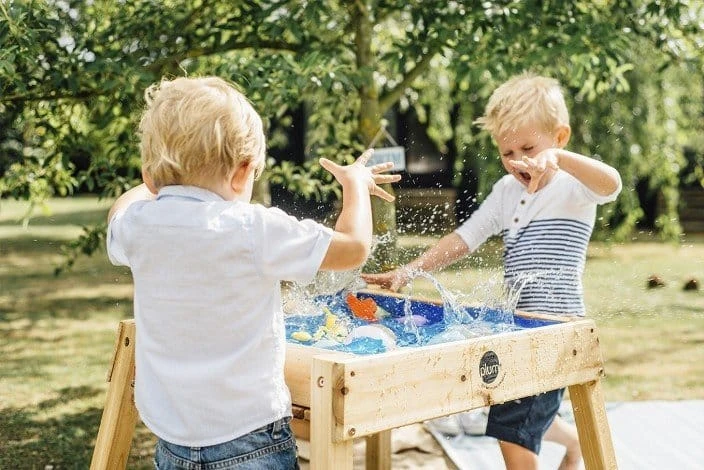 Plum Play Plum Build And Splash Wooden Sand And Water Table - Image 3