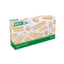 BRIO 50 Piece Timber Train Track Pack