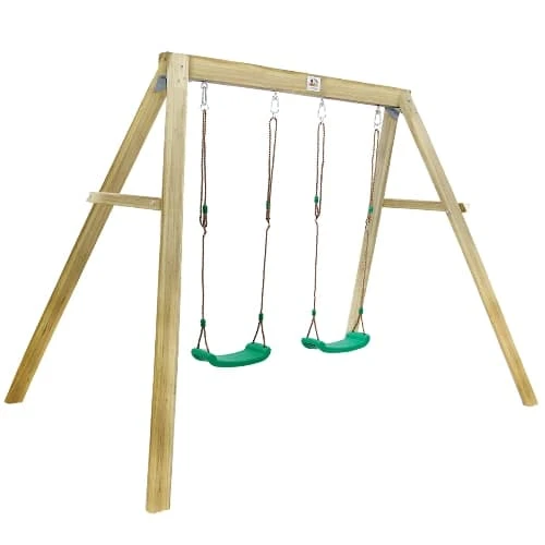 Lifespan Kids Holt 2 Station Timber Swing Set - Image 2