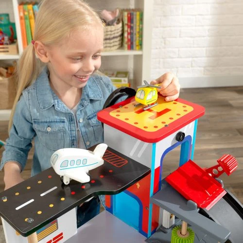 KidKraft Freeway Frenzy Raceway Set And Table With EZ Kraft Assembly - Image 5