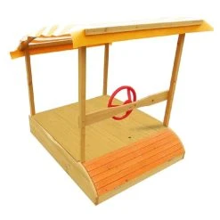 Lifespan Kids Captain Sandpit With Wooden Cover