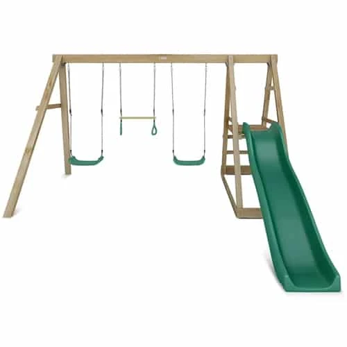 Lifespan Kids Winston 3 Station Timber Swing Set With Slide