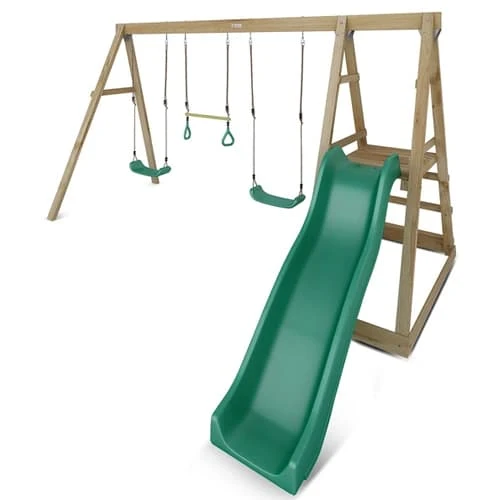 Lifespan Kids Winston 3 Station Timber Swing Set With Slide - Image 3