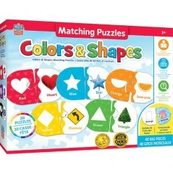Misc Masterpieces Puzzle Educational Matching Puzzle Colors And Shape
