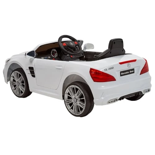 Brio Mercedes Benz 6 Volt SL400 Toy Ride On Car White - Image 2