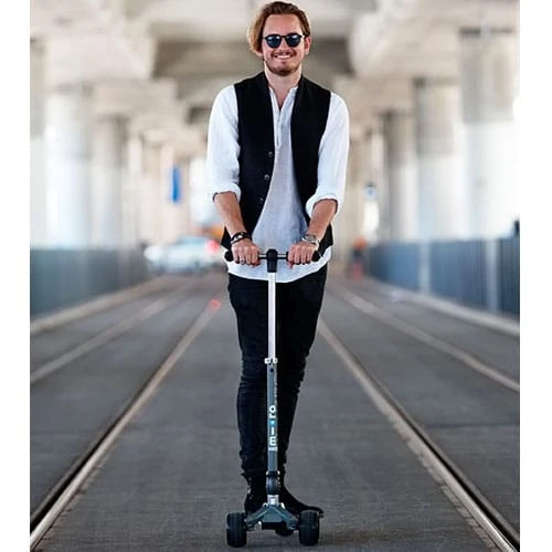 Micro Kickboard Monster T-bar Or Joystick Volcano Grey Scooter - Image 5