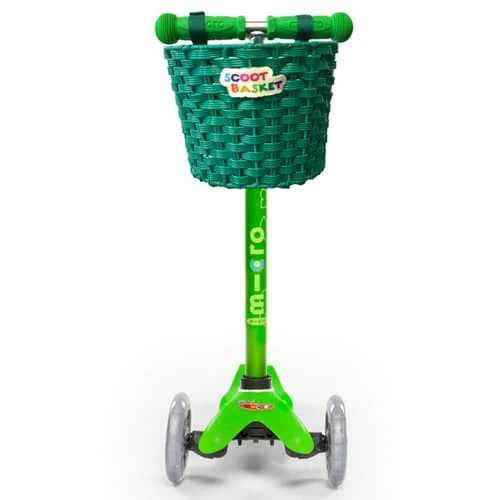 Micro Scooter Bike Basket Green - Image 2