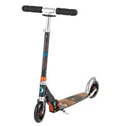 Micro Speed Plus Scooter Black And Orange
