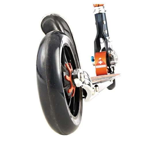 Micro Speed Plus Scooter Black And Orange - Image 3