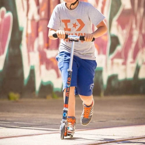 Micro Speed Plus Scooter Black And Orange - Image 2