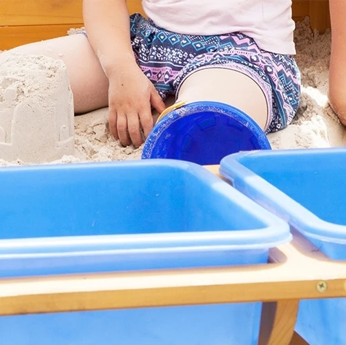 Lifespan Kids Lifespan Playfort Sandpit With Wooden Cover - Image 3