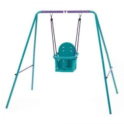Plum Play Plum 2-In-1 Baby Swing Set Purple/Teal