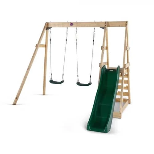 Plum Play Plum Tamarin Wooden Swing Set With Slide