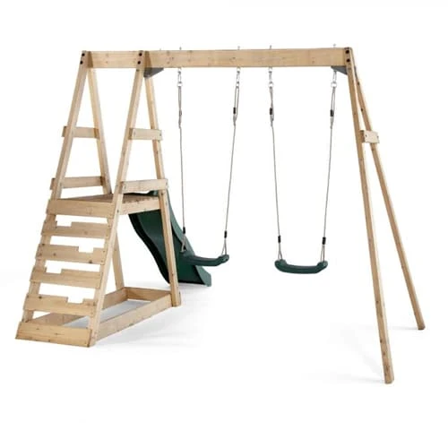 Plum Play Plum Tamarin Wooden Swing Set With Slide - Image 5