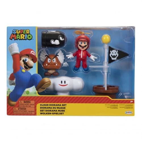 Misc Super Mario 2.5 Inch Cloud Diorama Set World Of Nintendo