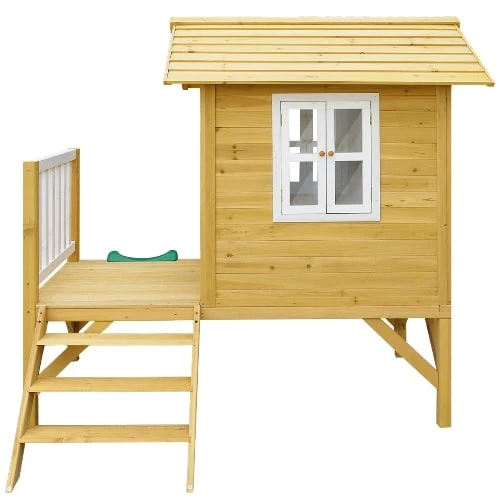 Lifespan Kids Wallaby 2 Cubby House With Green Slide - Image 3