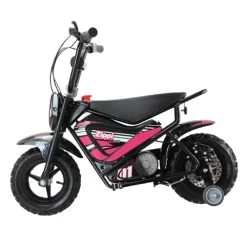 Misc Zippi Ride Kids Electric Bike With Training Wheels Pink